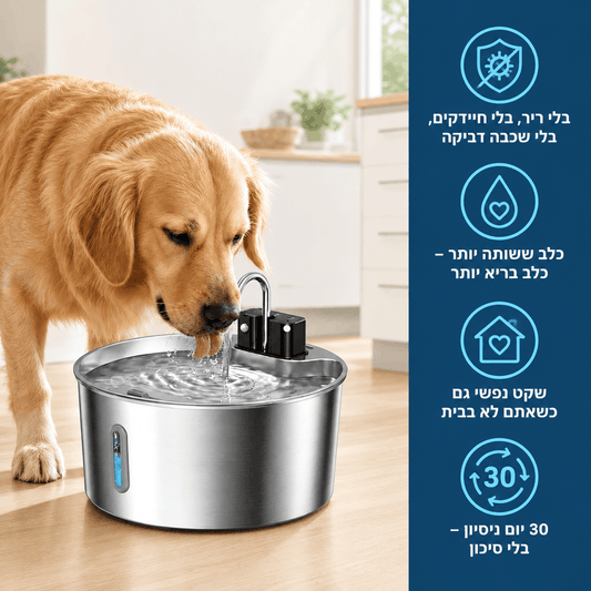 FlowTap - מזרקת מים חכמה